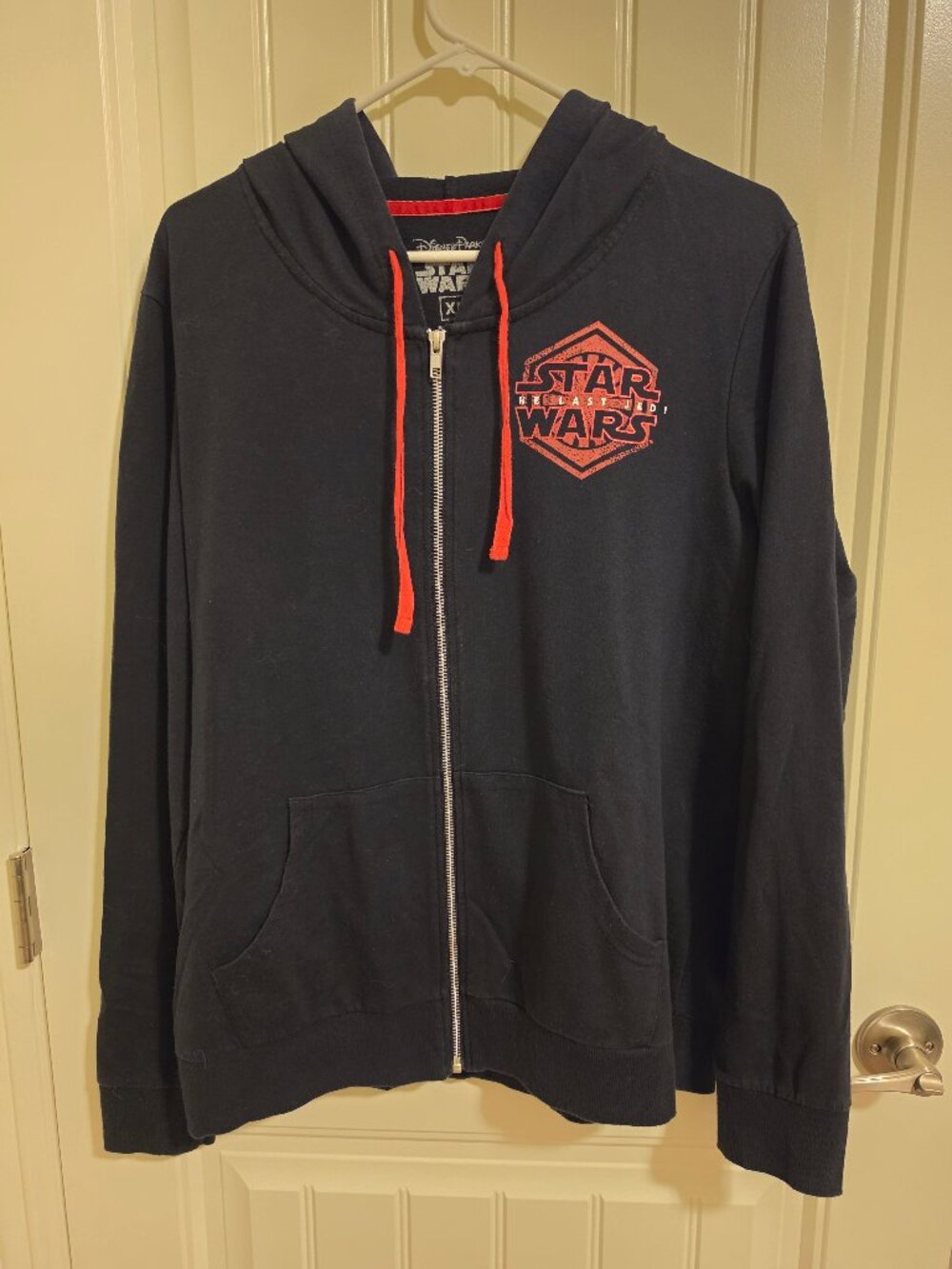 Star Wars The Last Jedi “Beware the Power of the Dark Side” Hoodie DisneyPark XL